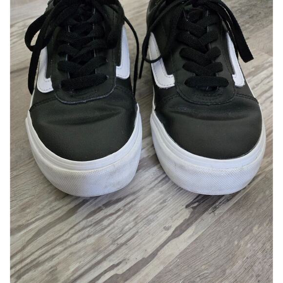 Vans Sneakers Women's Size 7.5 Canvas Black White - Picture 4 of 9